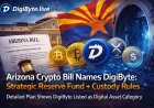 Arizona Crypto Bill Names DigiByte (DGB): Reserve Fund + Custody Rules