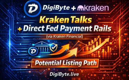 DigiByte x Kraken: Listing Talks Get Real — And Kraken’s New Fed Payment Access Could Be a Game Changer